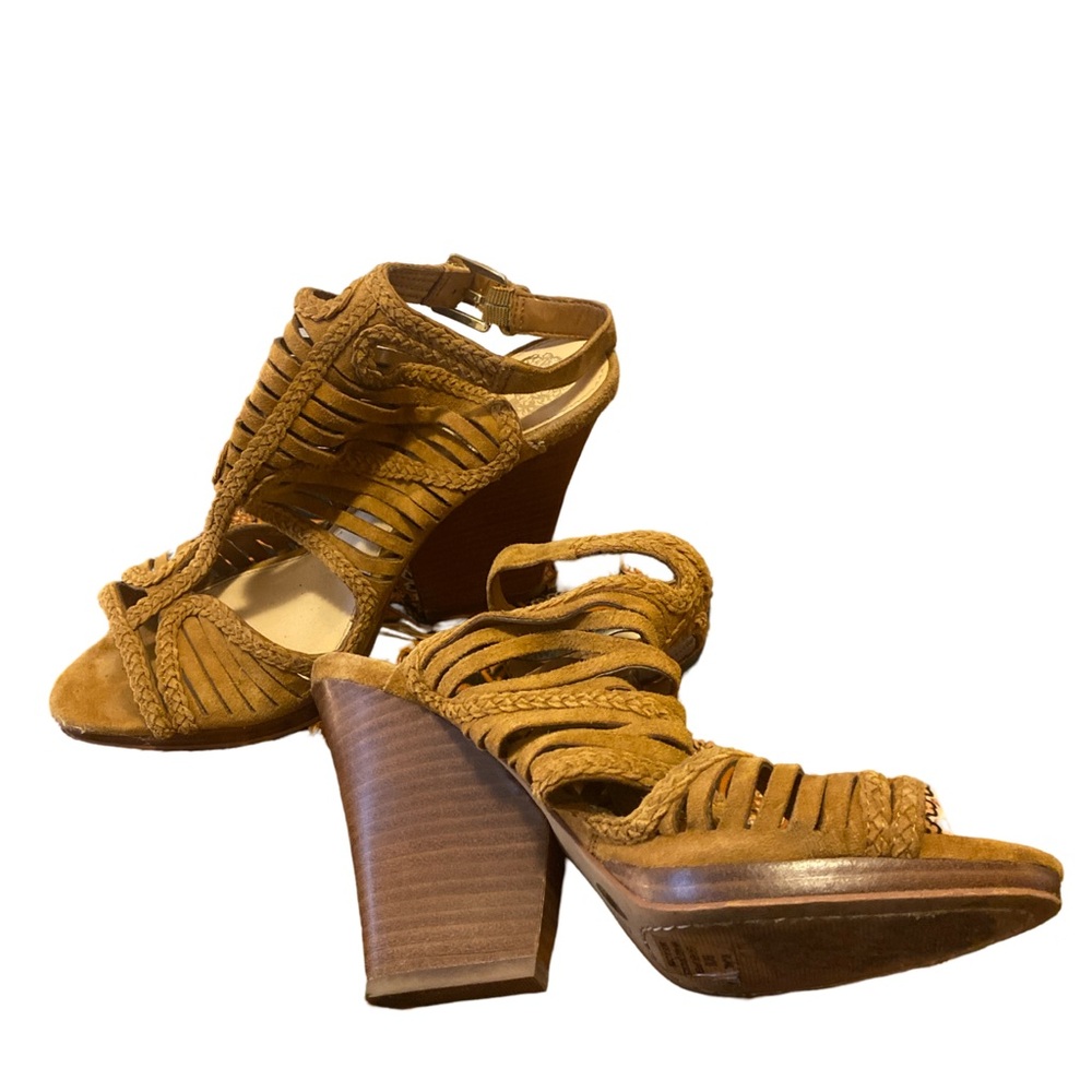 Women's Tan Wedge Sandals